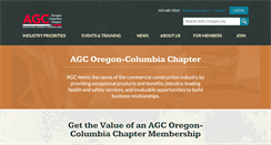 Desktop Screenshot of agc-oregon.org