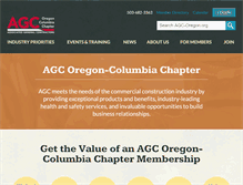 Tablet Screenshot of agc-oregon.org